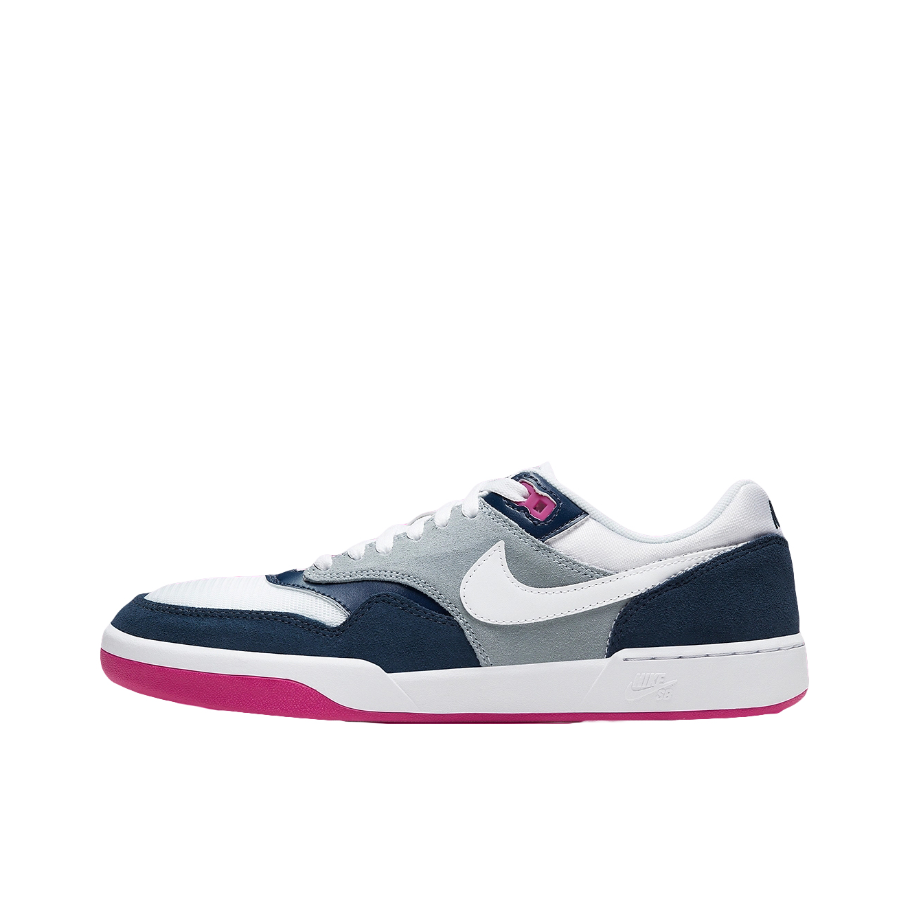 推荐商品：Nike SB GTS Return 舒适百搭 轻便透气 防滑耐磨 包裹性 织物 休闲鞋 Navy Pink 白/灰/藏青