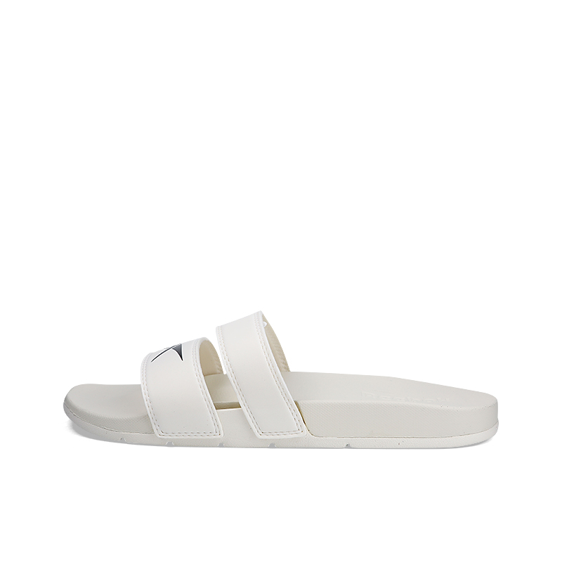 推荐商品：Reebok/锐步 Ds Comfort Slide 潮流运动 轻便透气 一字 拖鞋 米白