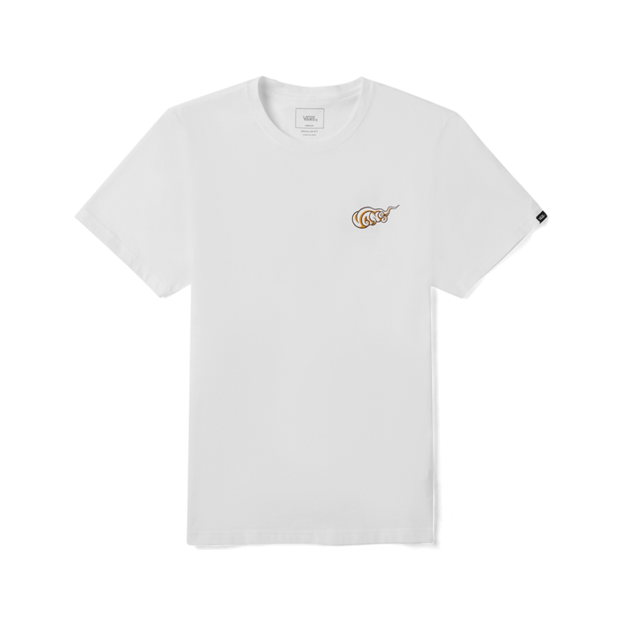 Vans X 亚洲艺术家 联名祥云神兽印花圆领短袖T恤 VN0A4P5LBLK