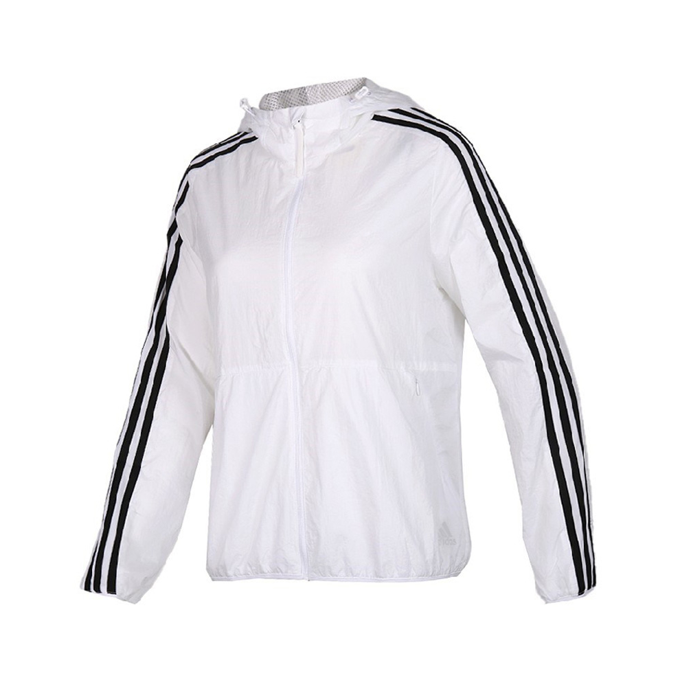 adidas 连帽防风跑步运动夹克 男女同款 GJ7945