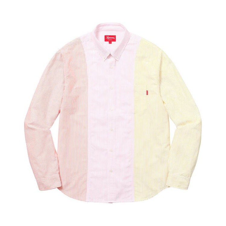 Supreme SS18 Oxford Shirt经典牛津条纹纯色长袖衬衫