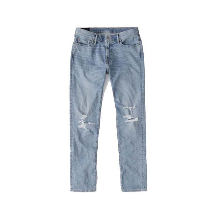 Abercrombie＆Fitch 运动风紧身牛仔裤 102633-1 