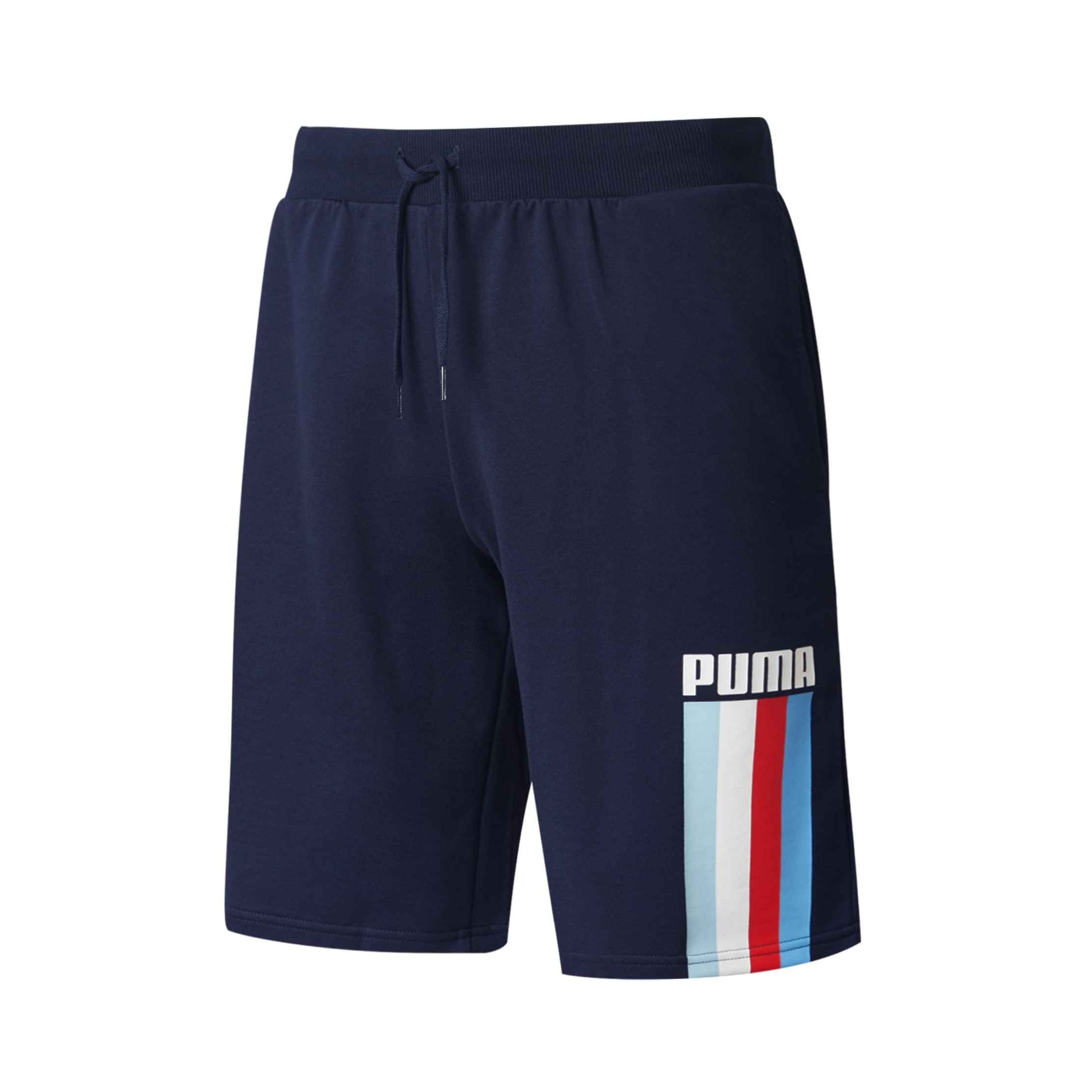 【刘昊然同款】Puma 抽绳条纹印花休闲短裤 584154