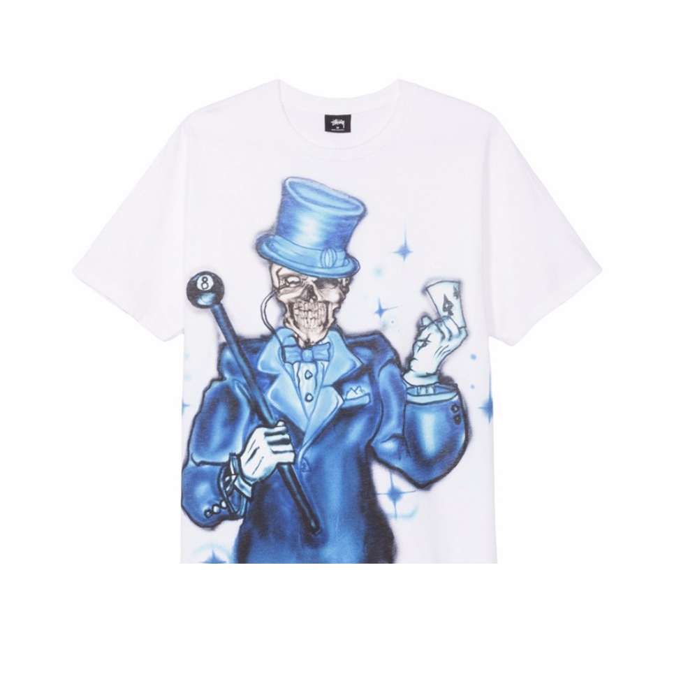 Stussy joker tee 小丑大印花涂鸦短袖 男女同款