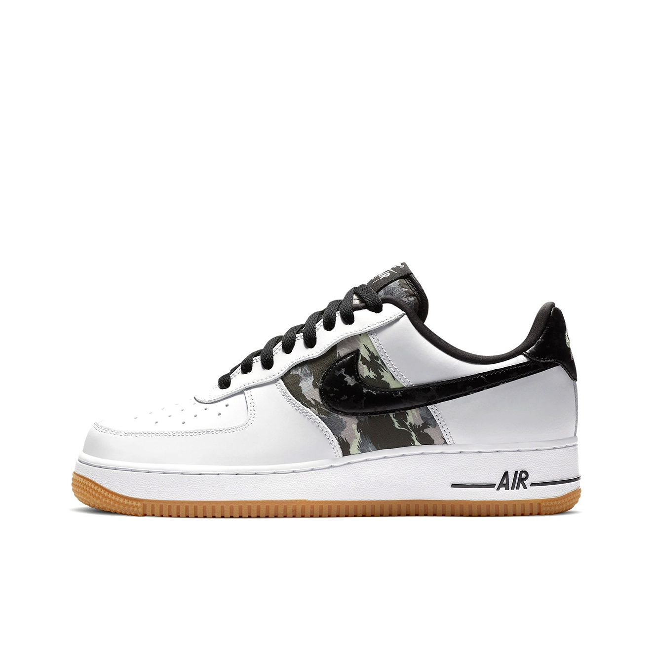 推荐商品：Nike Air Force 1 空军一号 板鞋 轻便舒适百搭耐磨防滑复古 Camo 白色/迷彩/黑色