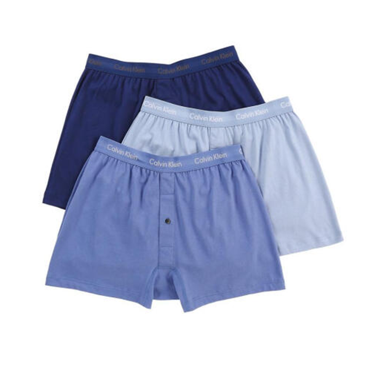 Calvin Klein 纯棉纽扣平角内裤三条装 E3362