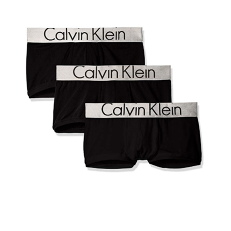Calvin Klein 低腰大logo平角内裤三条装 NB1656