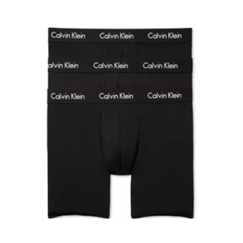 Calvin Klein 弹力修身长款平角内裤三条装 5180936