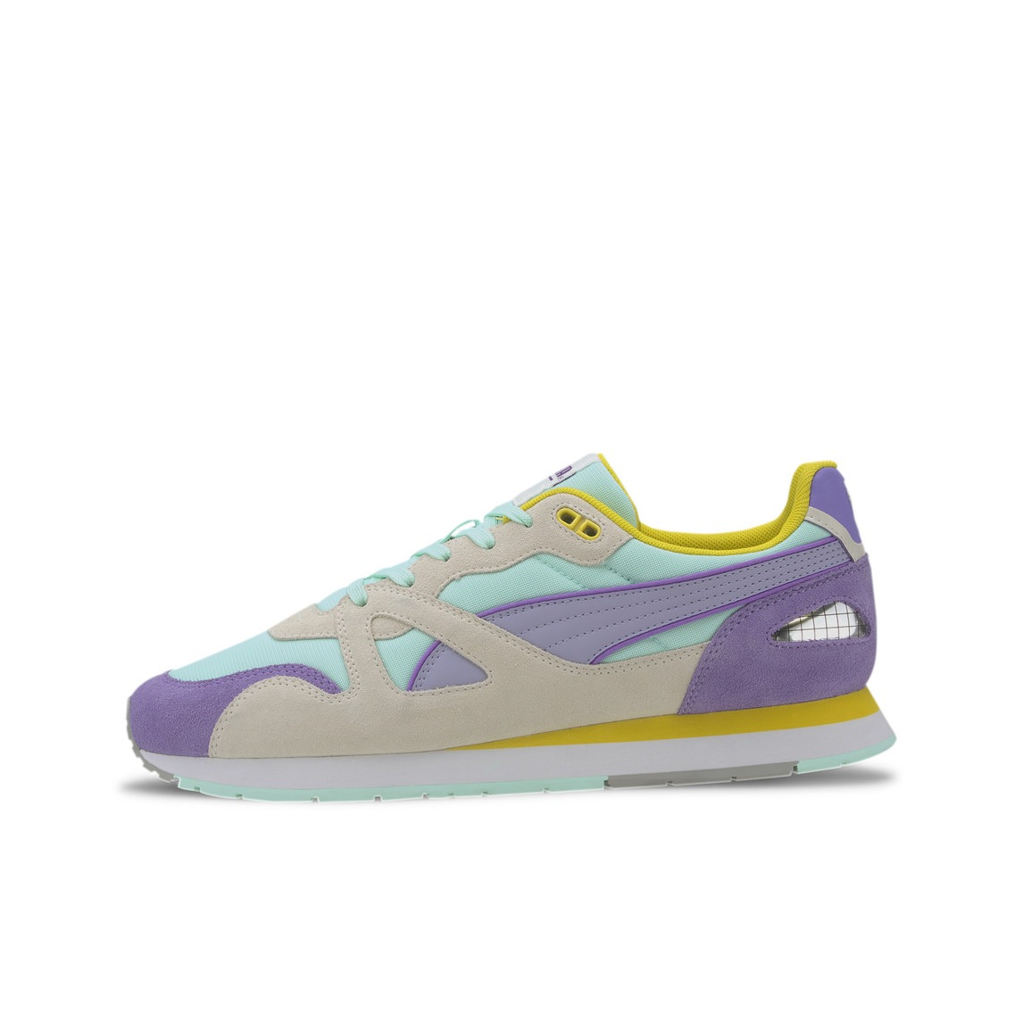 推荐商品：Puma/彪马 Mirage 运动休闲鞋 防滑耐磨时尚潮流舒适透气复古圆头 浅蓝/紫色/灰色