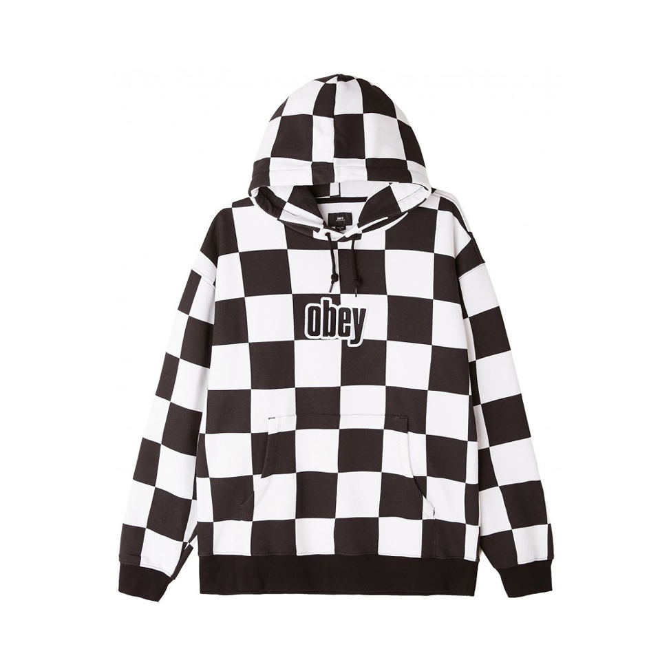 Obey 棋盘格连帽卫衣