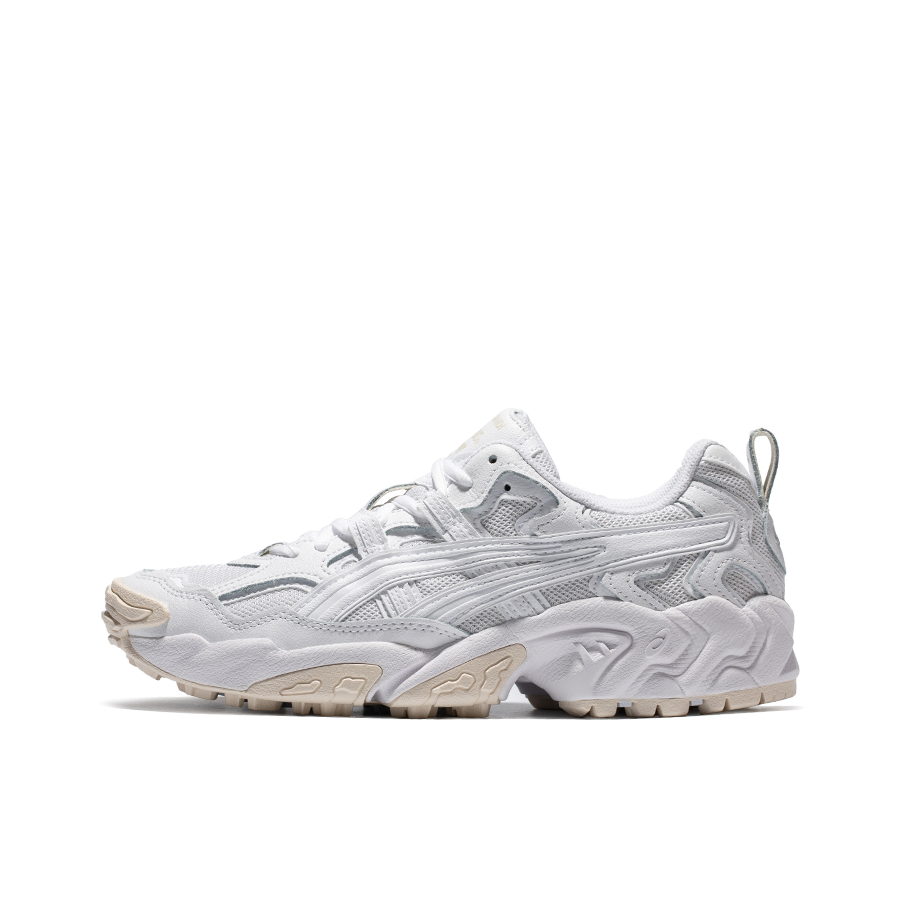 推荐商品：Asics/亚瑟士 Gel-Nandi 跑鞋 缓震回弹防滑耐磨舒适透气复古百搭织物合成革 男款/白色