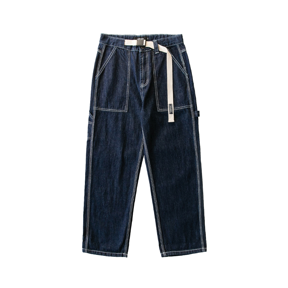 Skasee 宽松直筒工装休闲牛仔裤 PL105