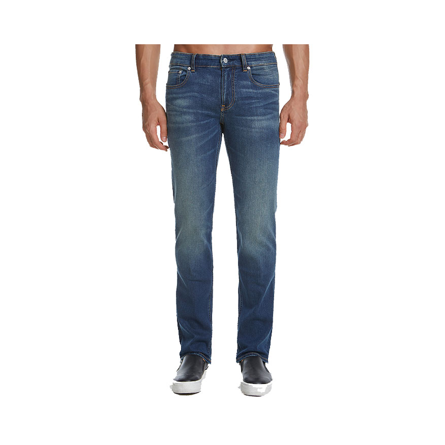 Calvin Klein 远红外发热休闲凉感合体洗水贴片直筒牛仔裤 J310719