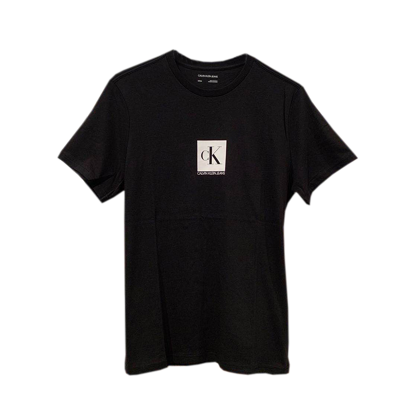 Calvin Klein 线型纯棉圆领短袖T恤 男女同款