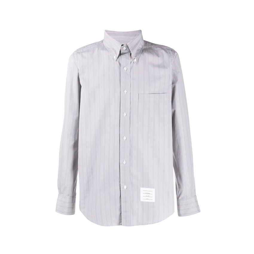 Thom Browne 条纹府绸长袖衬衫 MWL272A-06126