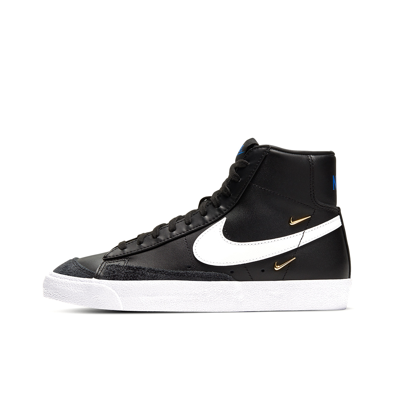推荐商品：Nike Blazer 板鞋 经典复古防滑舒适百搭 中帮/黑色/白色/皇家蓝