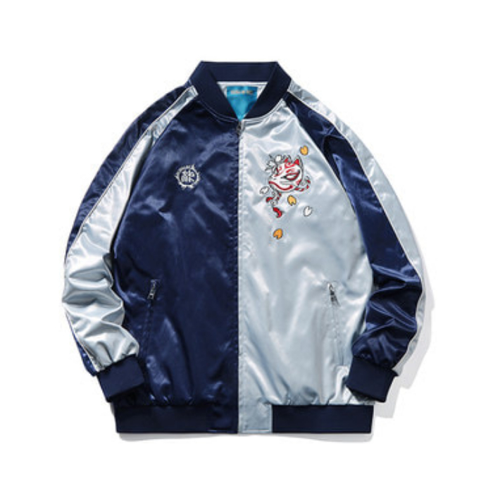 GUUKA 嘻哈情侣ins运动教练夹克 K10221