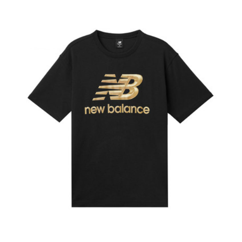 New Balance NB圆领时尚简约休闲短袖T恤 男女同款 MT03502