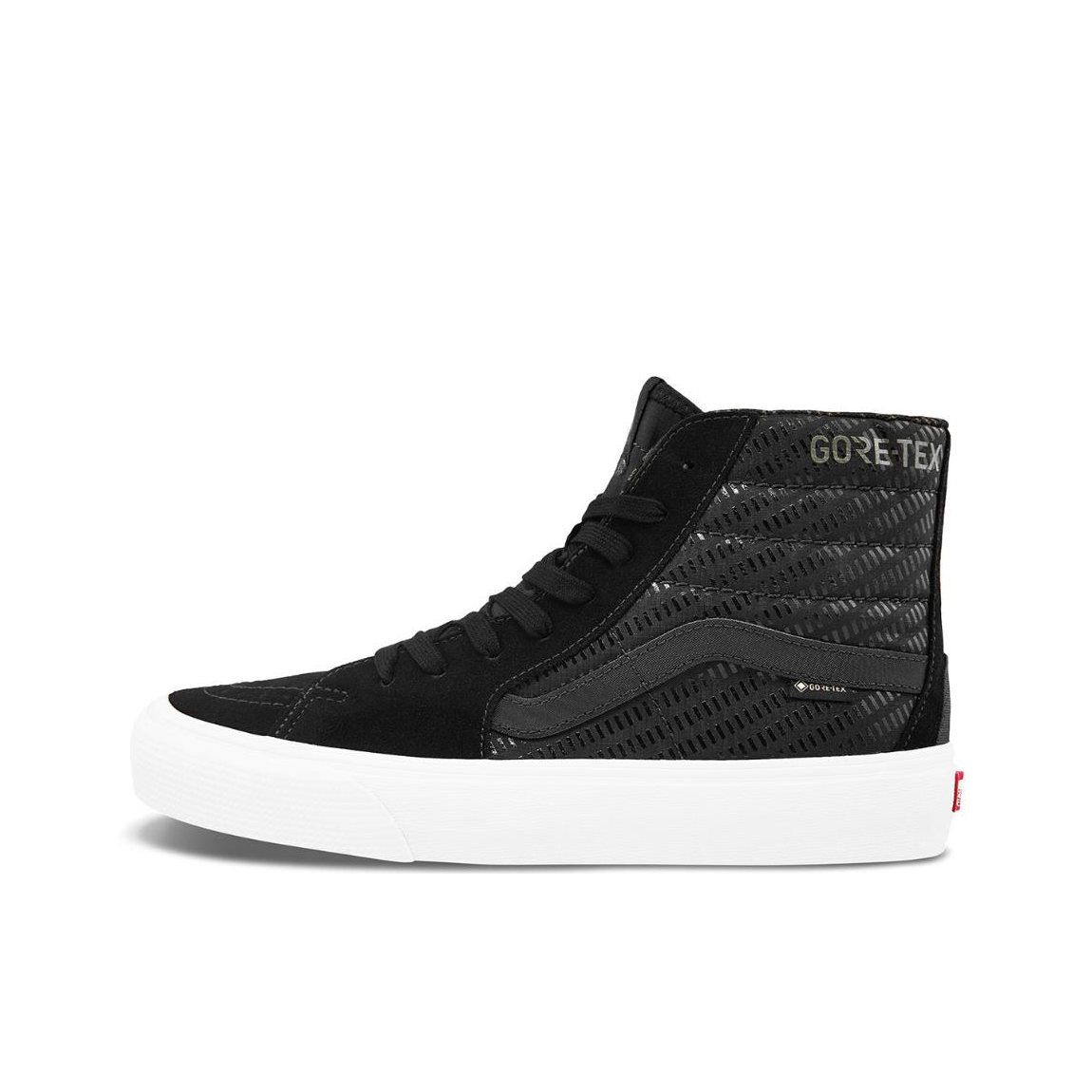 推荐商品：Vans/范斯 SK8-Hi 板鞋 潮流经典拼接复古街头厚底 Gore-Tex/黑色