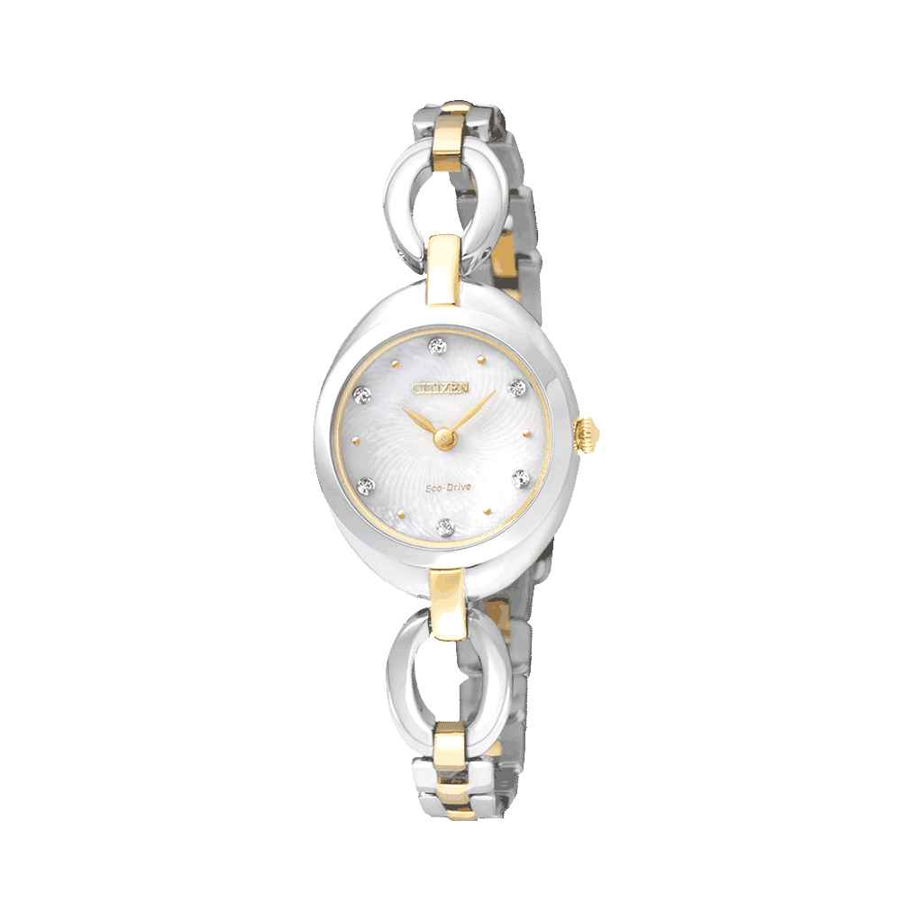 Citizen/西铁城 光动能系列 石英光能女表 EX1434
