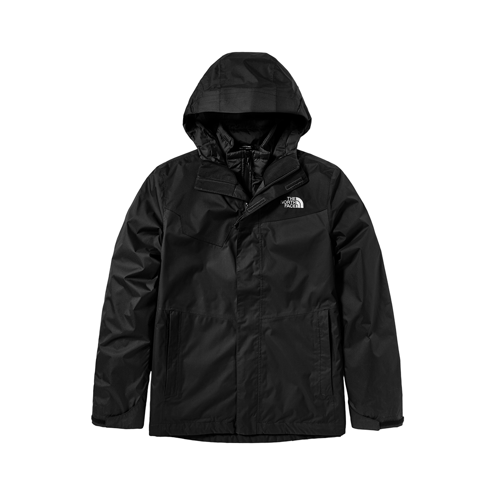 The North Face 2024AW 户外防风防水棉内胆可拆卸三合一连帽夹克 男女同款 4U7M