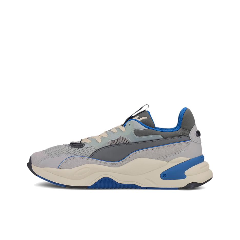 推荐商品：Puma/彪马 RS-2K 运动休闲鞋 潮流百搭复古缓震回弹防滑耐磨网面透气舒适织物 灰色/蓝色