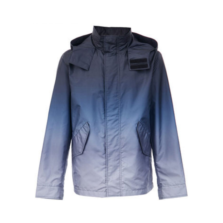 Jack Jones 杰克琼斯 个性渐变连帽防风双门襟长袖夹克 男女同款 220321006