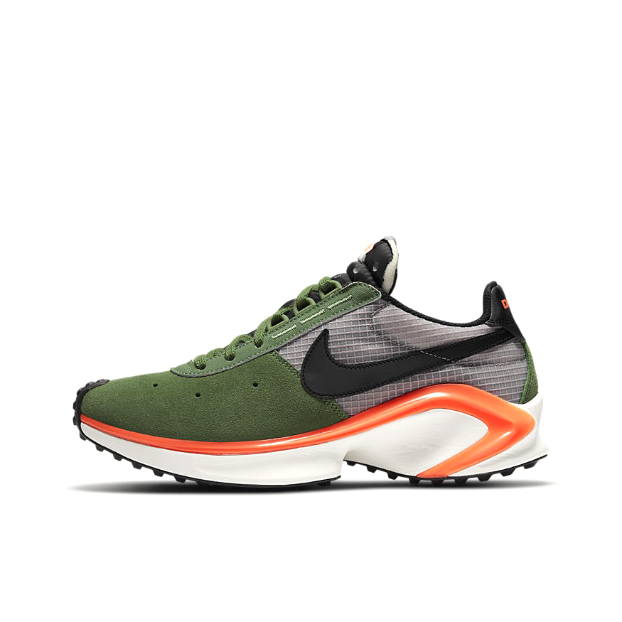 推荐商品：Nike D/MS/X Waffle 跑鞋 轻便透气防滑耐磨舒适复古时尚百搭休闲运动织物 减震 森林绿/黑色/橙色