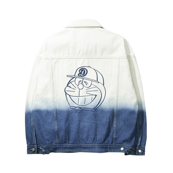 VIISHOW X 哆啦A梦 联名晕染卡通印花夹克 男女同款 DJC193174