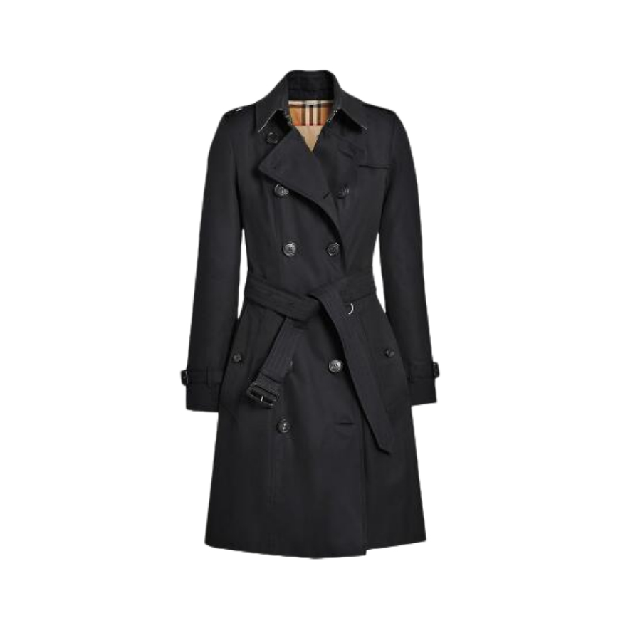 Burberry 博柏利 双排扣翻领中长款系带Trench风衣 40733751