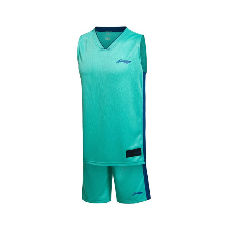 李宁 训练速干凉爽篮球运动套装 男女同款 AATN005