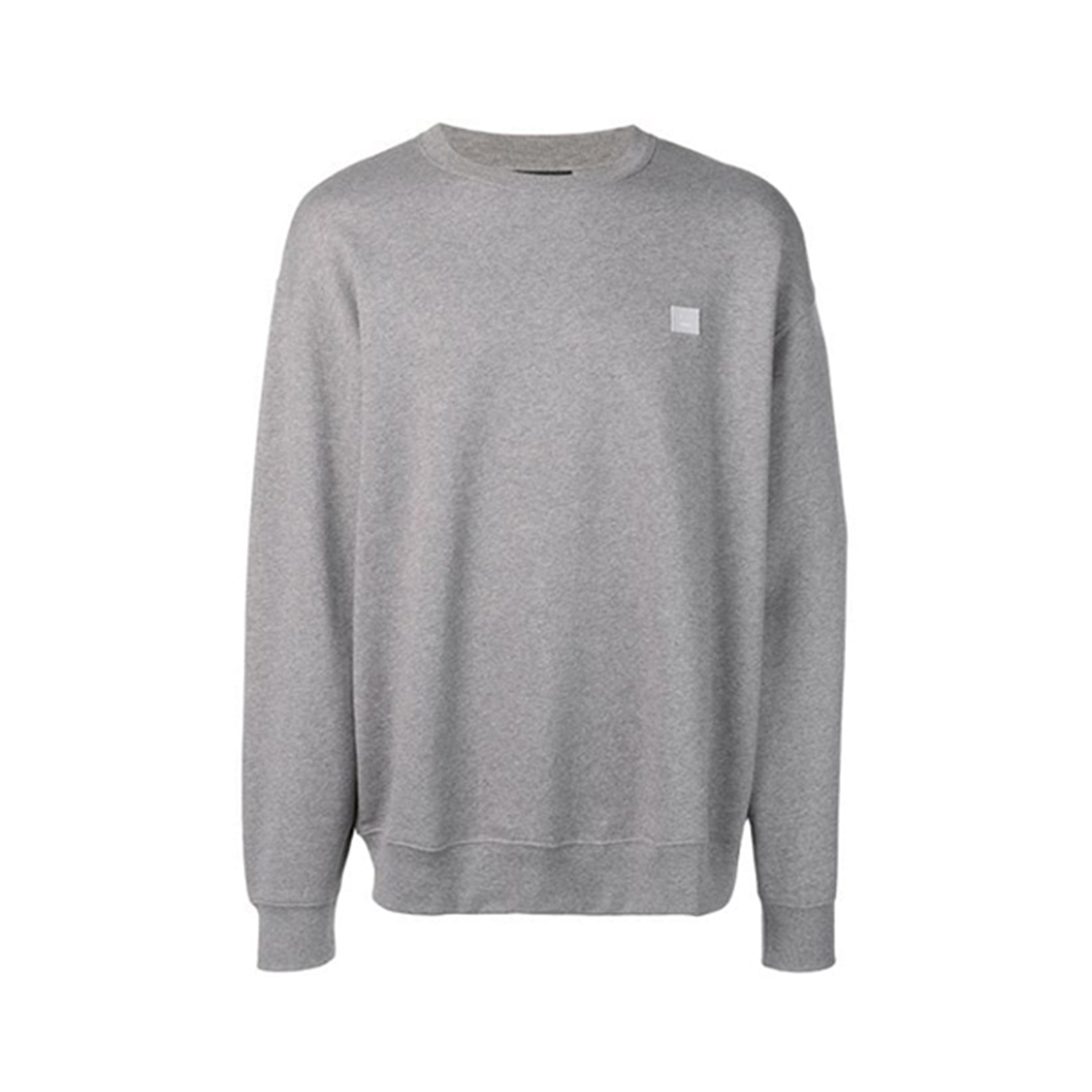 Acne Studios 刺绣纯棉圆领套头衫长袖卫衣 男女同款