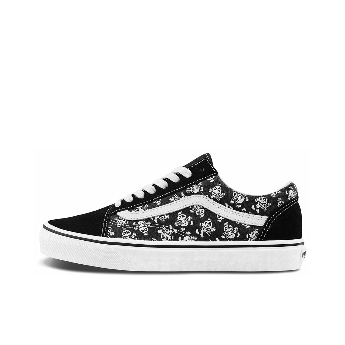 推荐商品：Vans/范斯 Old Skool 滑板鞋 板鞋 轻便防滑复古舒适经典 小熊猫印花/黑色