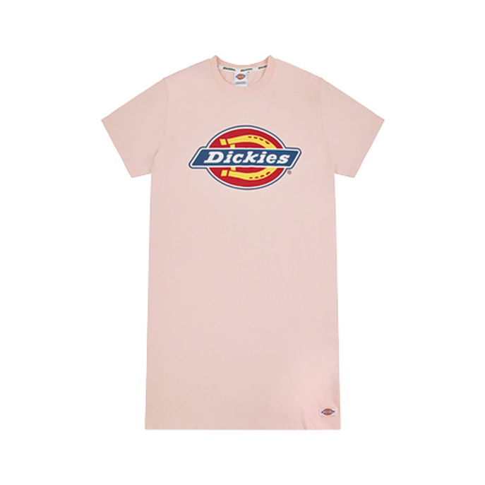 Dickies 印花LOGO短袖圆领连衣裙T恤 男女同款 DK007548