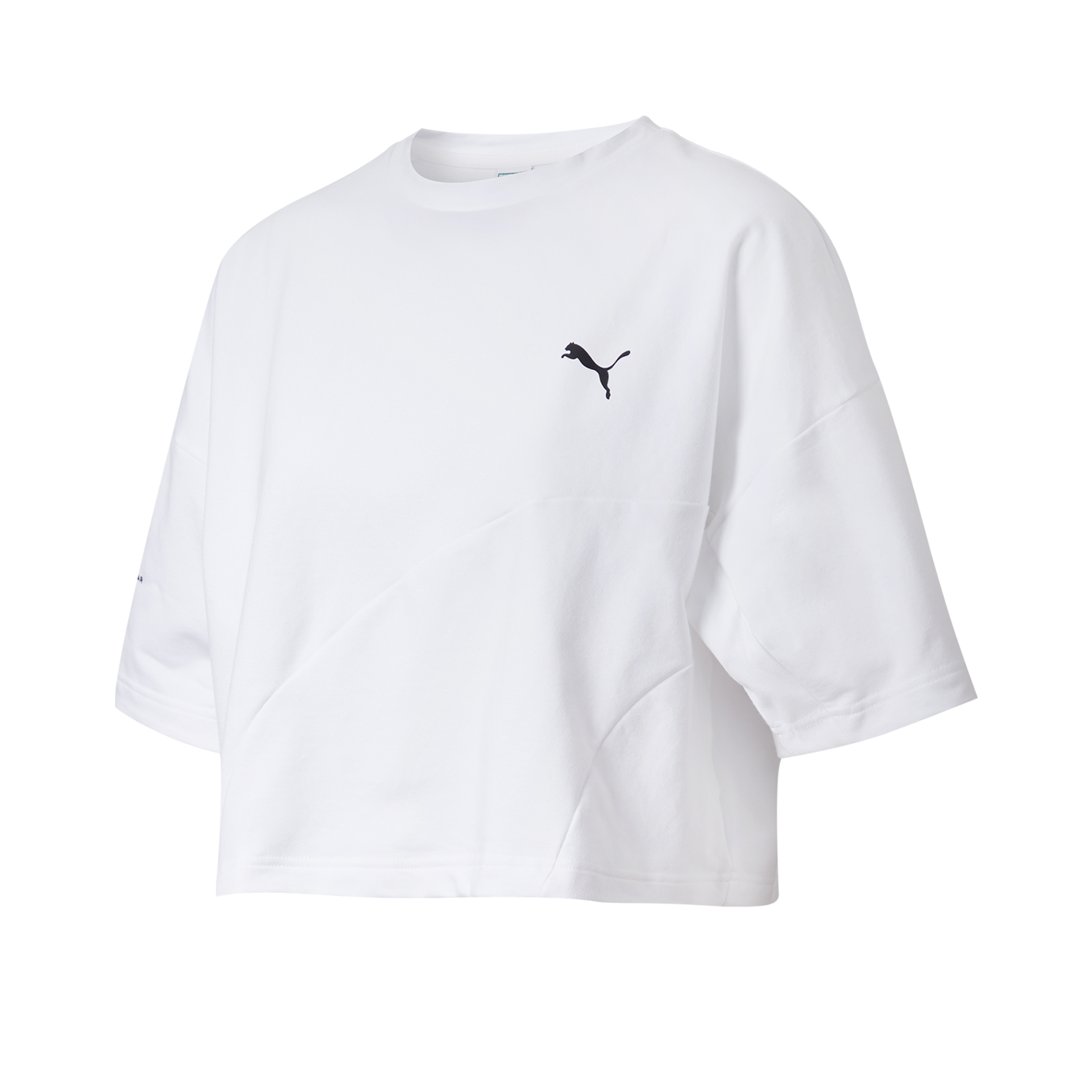 【娜扎同款】Puma 圆领宽松运动短袖T恤 男女同款 597397
