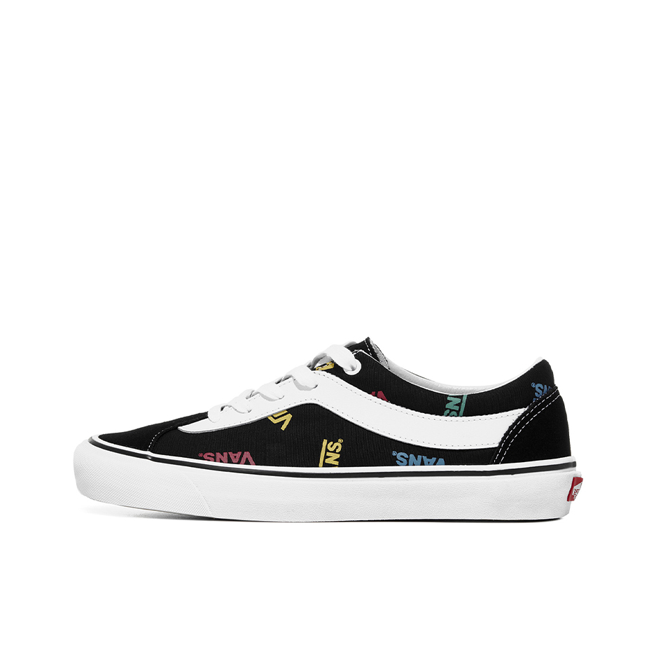 推荐商品：Vans/范斯 Bold Ni 板鞋 复古拼接经典舒适休闲防滑耐磨 黑/白/彩