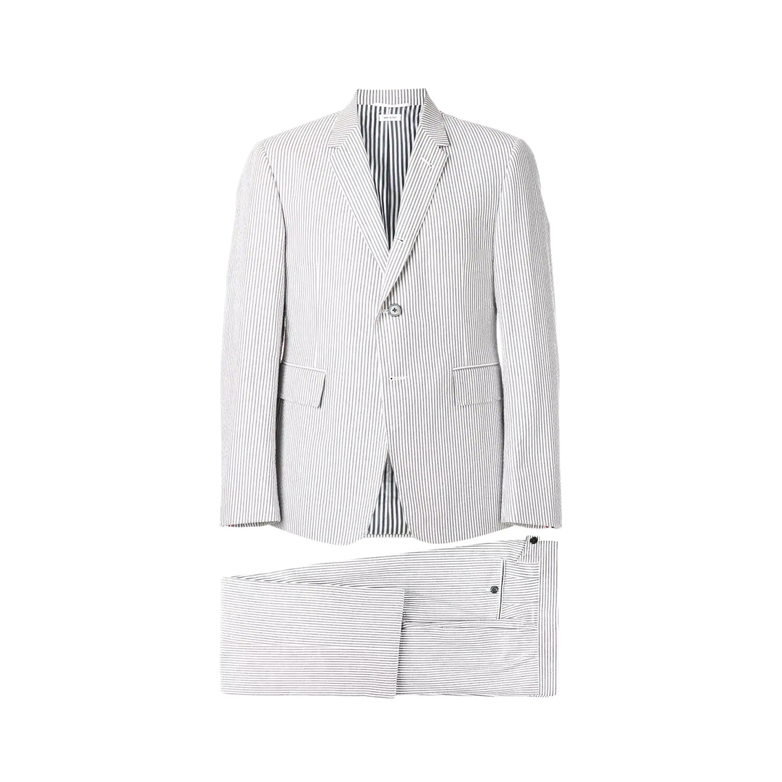 Thom Browne 男士条纹泡泡纱西服套装 MSC001A00572
