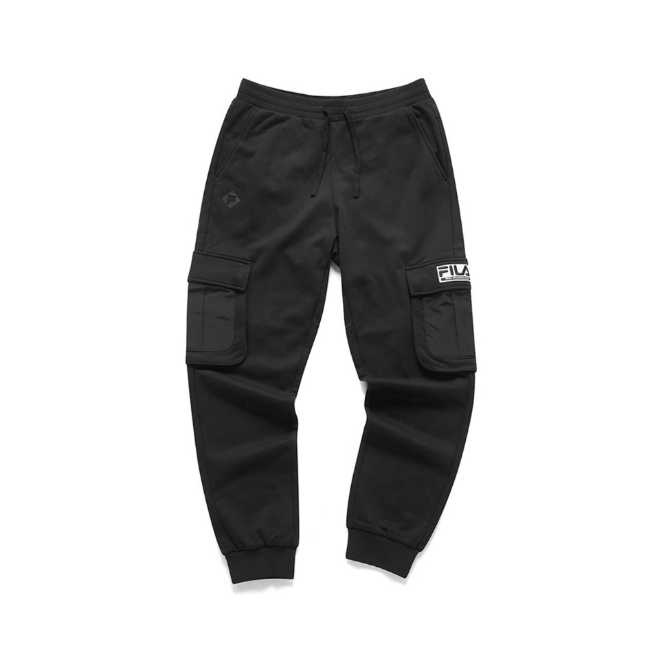 FILA 收口休闲工装裤卫裤 男女同款 T11M047604F