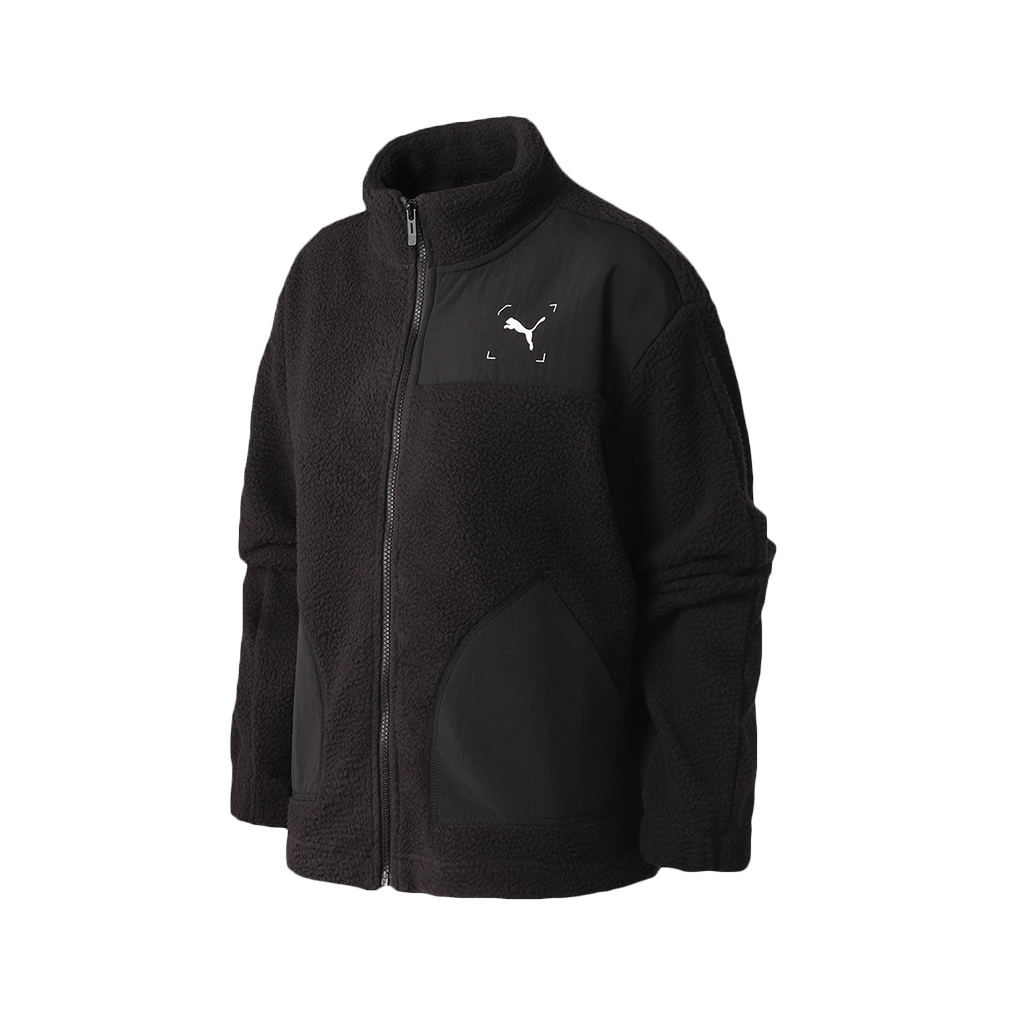 【宣美同款】Puma 2024AW 健身训练仿羊羔绒保暖立领夹克 586612