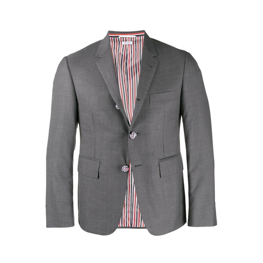 Thom Browne 經(jīng)典單排扣羊毛西服夾克 男女同款 14270259