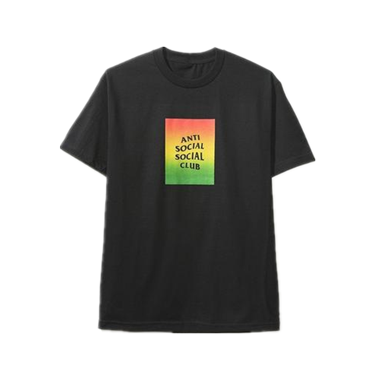 ANTI SOCIAL SOCIAL CLUB Box logo 盒子标纯色短袖T恤 男女同款 ASST318