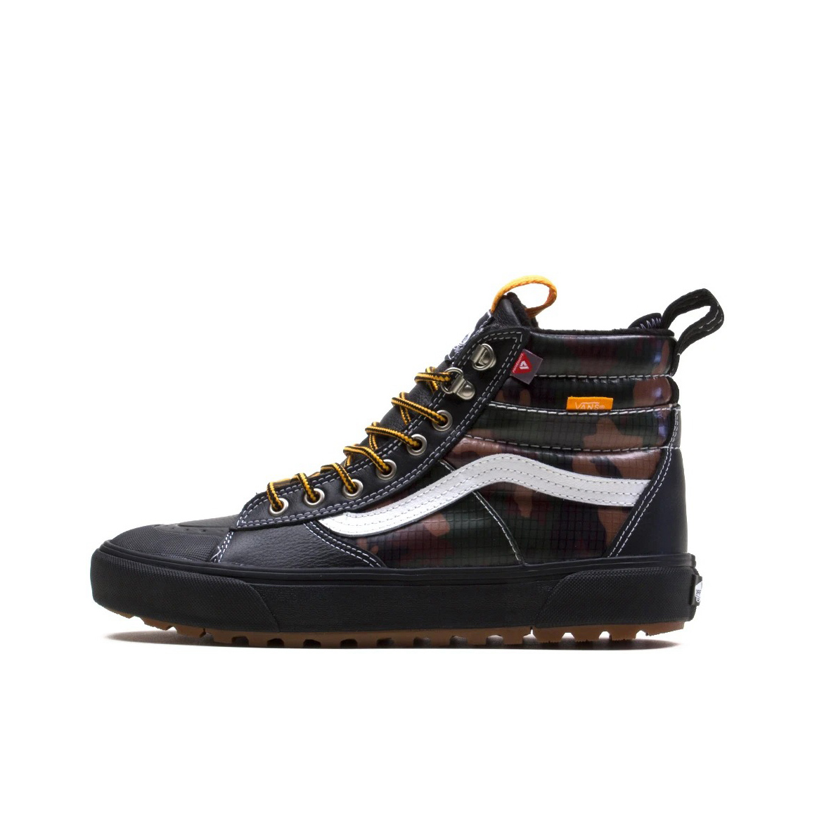 推荐商品：Vans/范斯 SK8-Hi 板鞋 潮流经典拼接复古街头厚底 迷彩/黑色