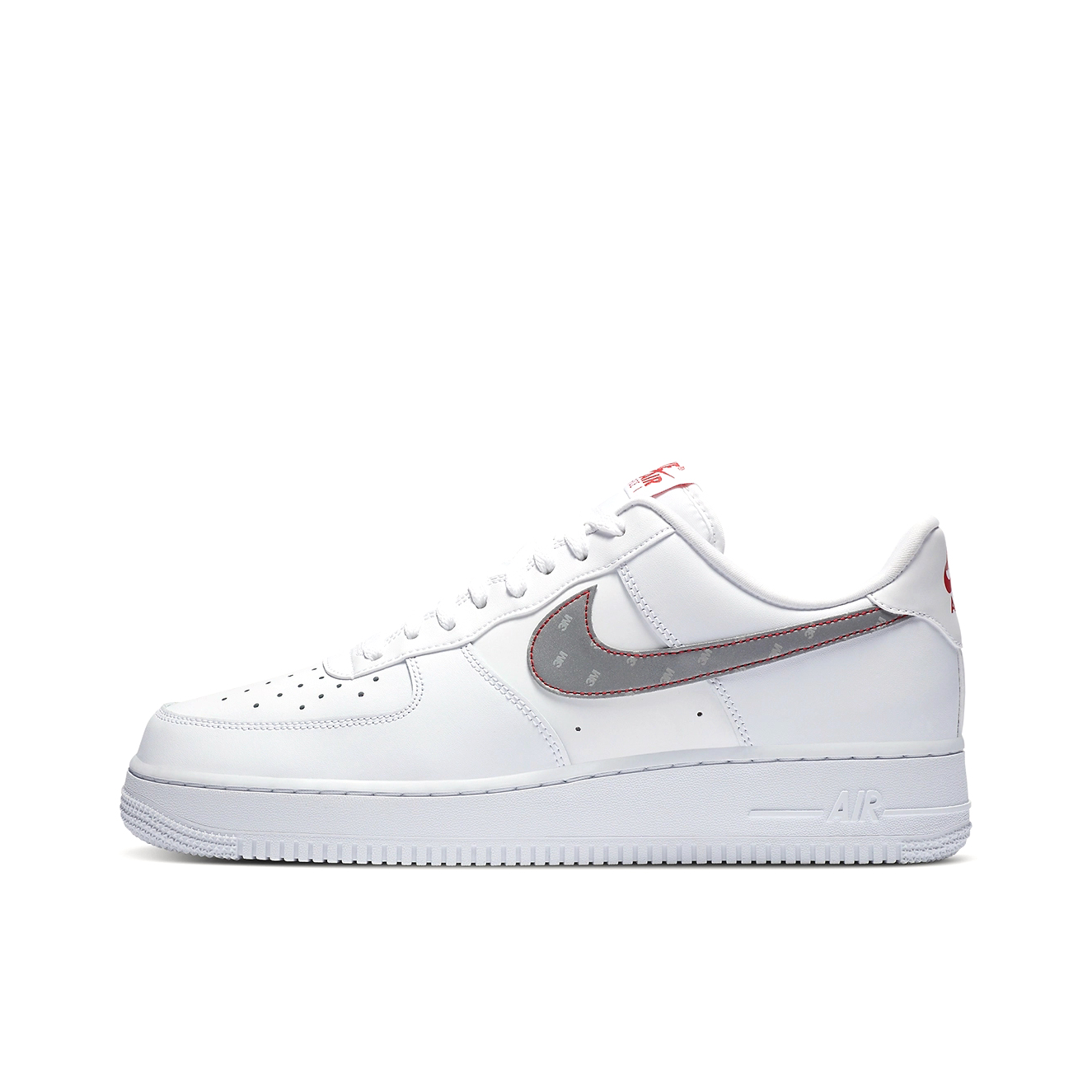 推荐商品：Nike Air Force 1 空军一号 板鞋 轻便舒适百搭耐磨防滑复古 Swoosh White 低帮/3M联名/白色