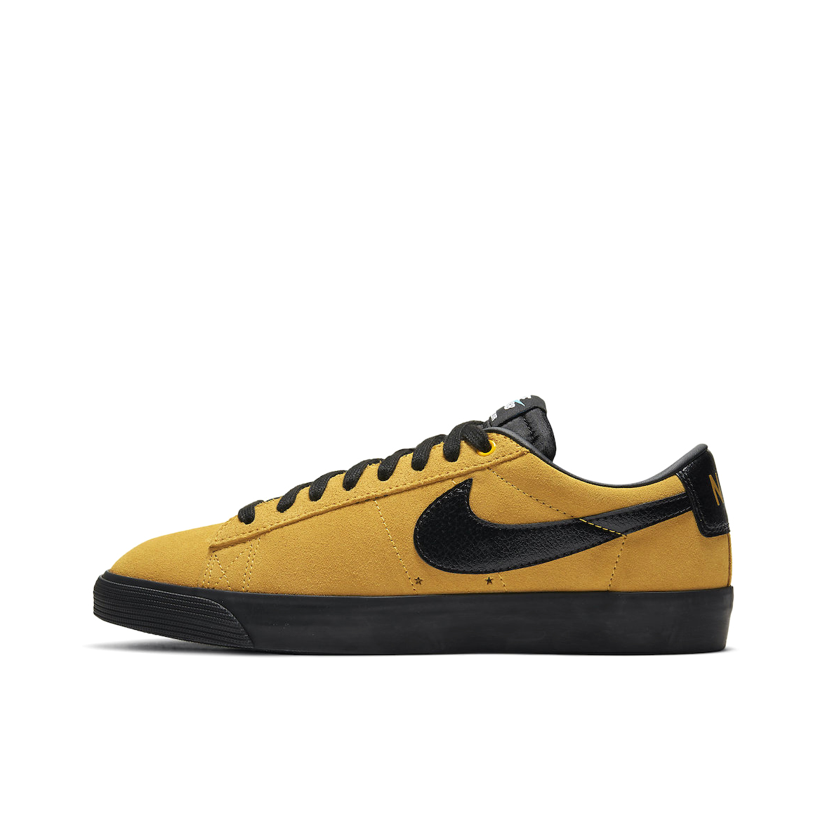 推荐商品：Nike Blazer 板鞋 经典复古防滑舒适百搭 低帮/金黄/黑色