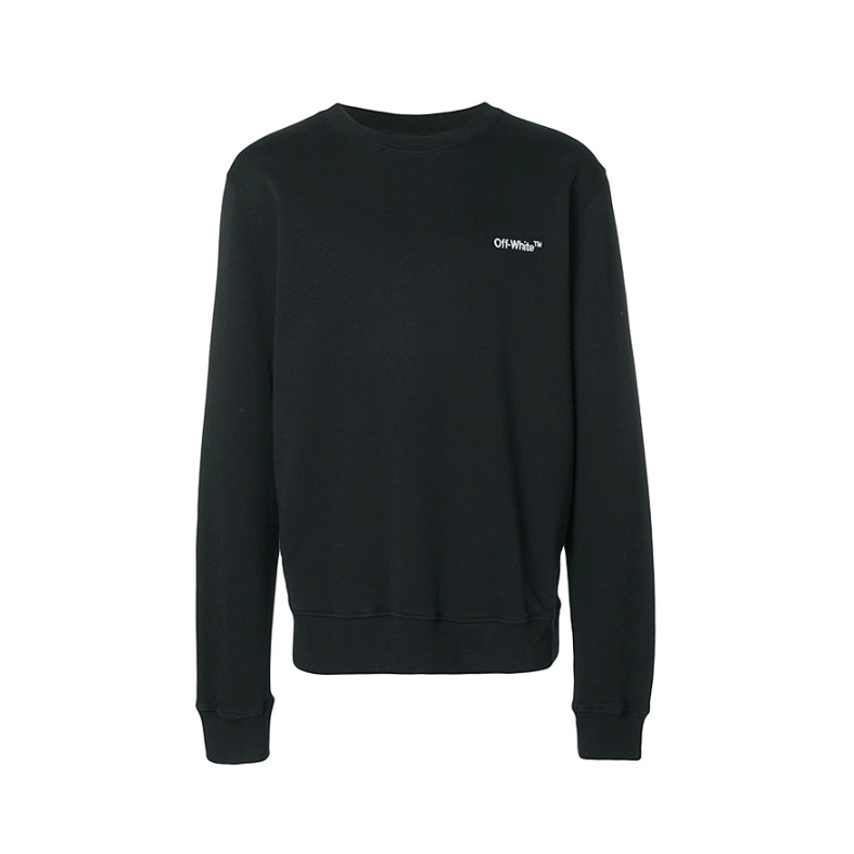 OFF-WHITE 圆领套头长袖卫衣 OMBA025E181920011