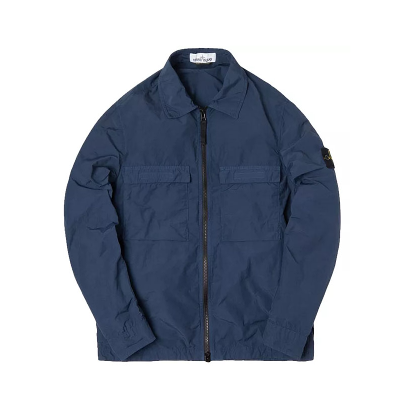 Stone Island 纯色尼龙夹克 男女同款 S1721511102