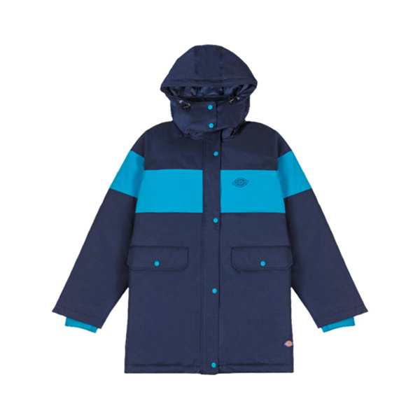 Dickies 休闲印花拼接撞色羽绒服 DK006701