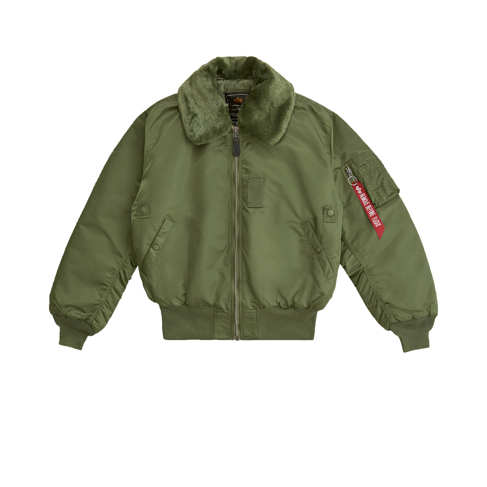 Alpha Industries B-15毛领飞行夹克 男女同款