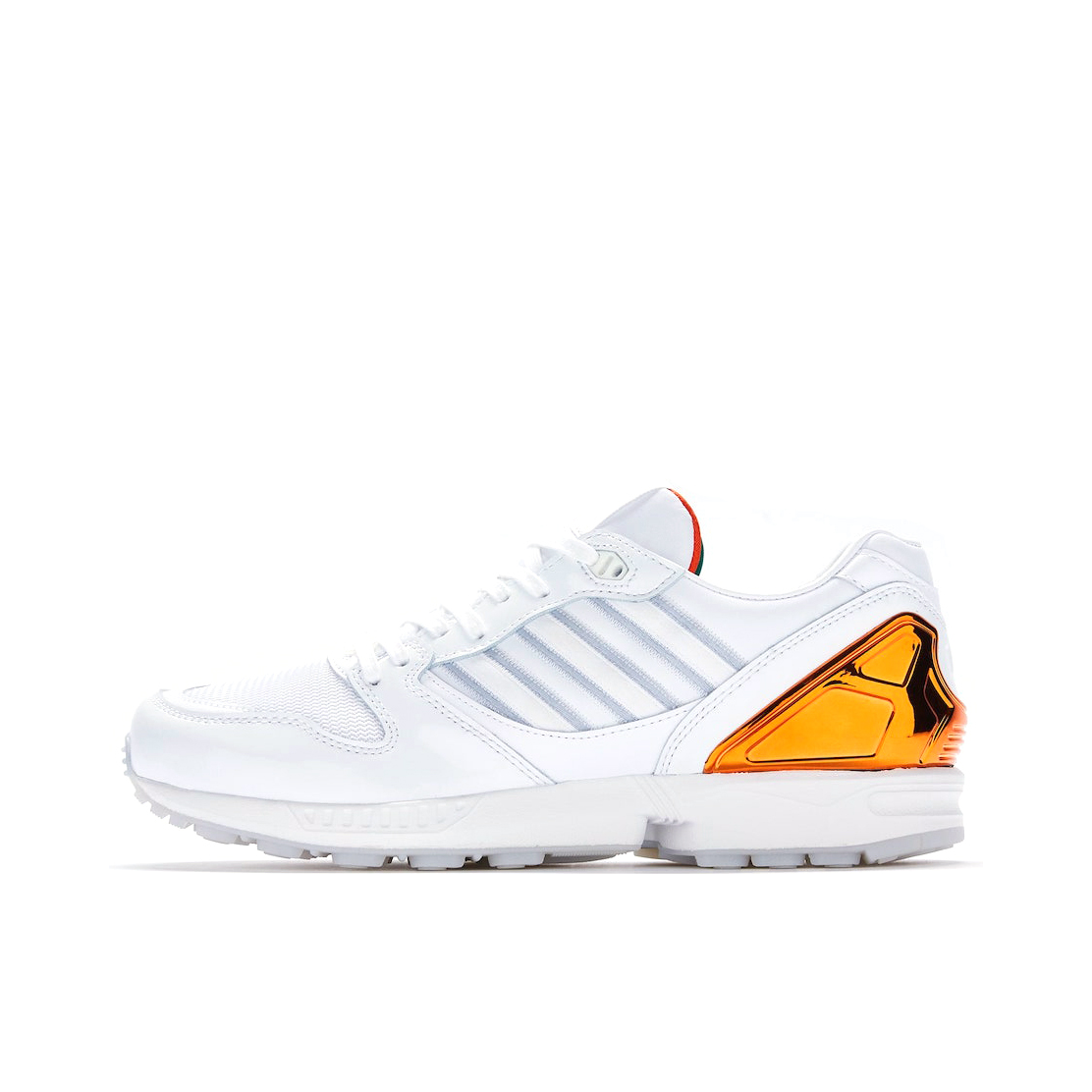 推荐商品：adidas Originals ZX 5000 防滑耐磨 轻便透气 织物 休闲复古 运动 舒适 减震 低帮 跑鞋 白色/橙色/紫色
