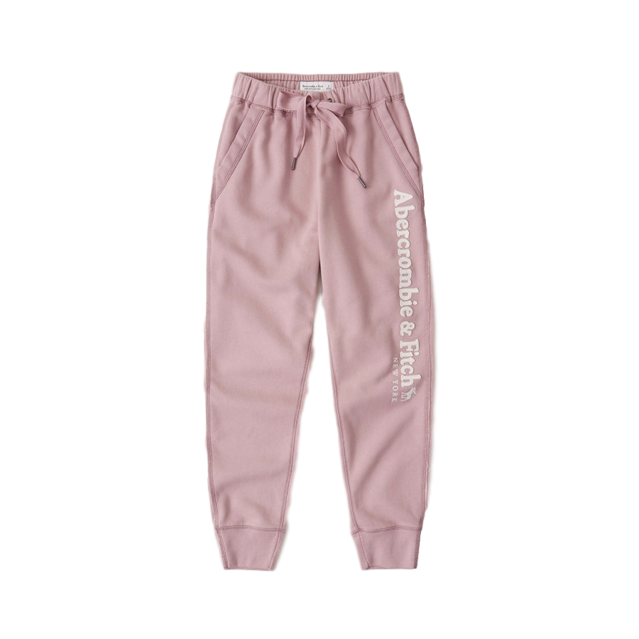 Abercrombie Fitch Logo款高腰慢跑裤 男女同款 303763-1
